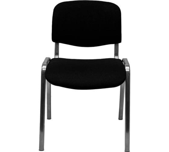 Стул Easy Chair ко rioизо ткань, черный 101, каркас под хром 1905631