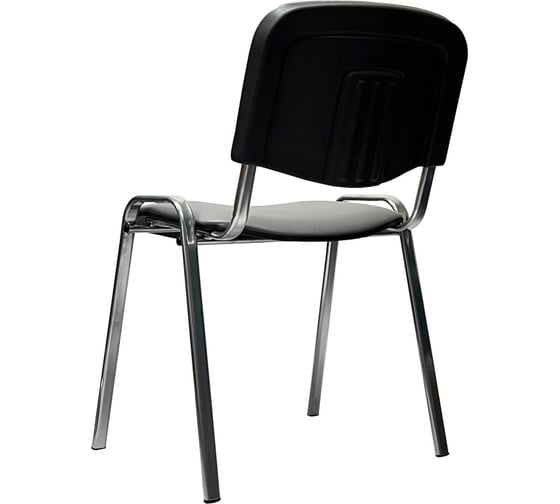 Стул Easy Chair ко rioизо искусственная кожа, серая матовая, тисненная 503, каркас под хром 1905634