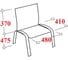 Стул Easy Chair ко rioизо ткань черная 101, каркас черный 1905499 5