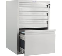 Тумба ПРАКТИК BFC-70-4 красн-бел S25699020146