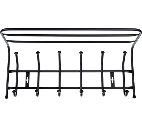 Вешалка настенная Nika ВП6 ВП6М/Ч черный