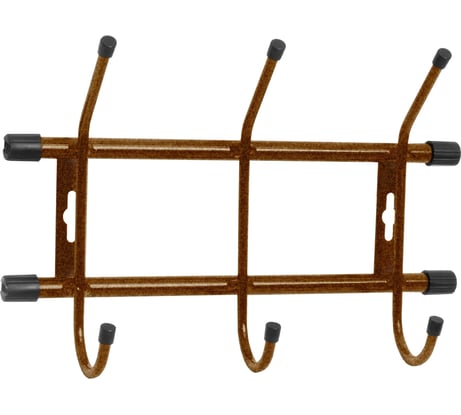 Настенная вешалка Nika 3 крючка ВН3/А ВН3/ медный антик