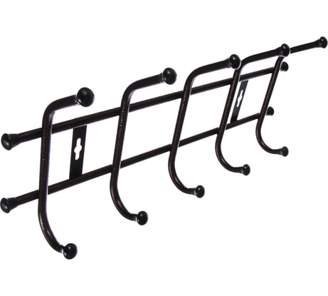 Настенная вешалка Nika 5 крючков, медный антик ВНТ5/А ВНТ5/медный антик