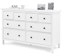 Комод Лузалес КЫМÖР 8 ящиков 160х96х50 белый 5031020503