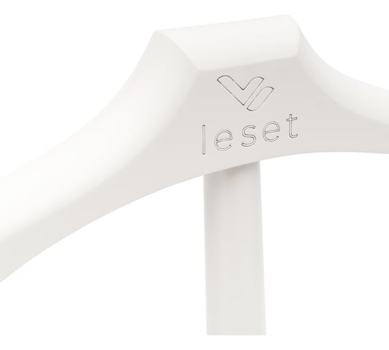 Вешалка со стулом Leset Атланта, белая 92386