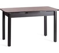 Стол Tetchair Aligery лдсп/hpl/опора-массив березы, 130x75+30x75 см, дуб вотан/черный 20605