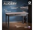 Стол Tetchair Aligery лдсп/hpl/опора-массив березы, 130x75+30x75 см, дуб вотан/черный 20605 2