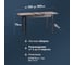 Стол Tetchair Aligery лдсп/hpl/опора-массив березы, 130x75+30x75 см, дуб вотан/черный 20605 8