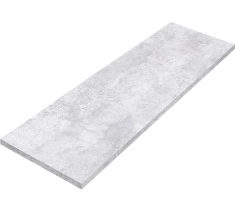 Столешница Alternative Сп wr бетон светлый 9631ре/pe2400x600x38, кромка бетон светлый 1/1/1/1 00000043317