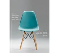 Стул LEON GROUP eames dsw, бирюзовый, 1 шт LEON1801-TU1
