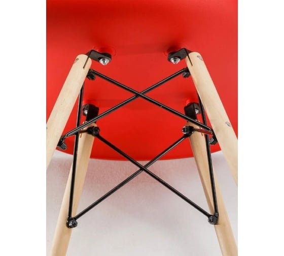 Стул LEON GROUP eames dsw, красный, 1 шт LEON1801-RED1