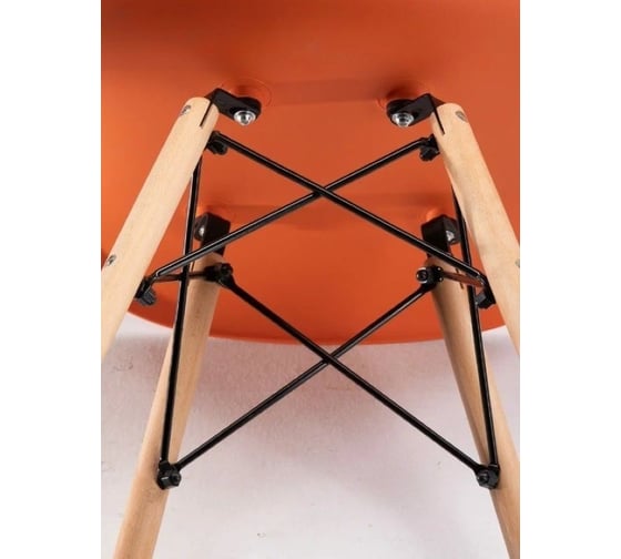 Стул LEON GROUP eames dsw, оранжевый, 1 шт LEON1801-ORANGE1