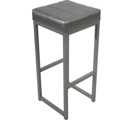 Табурет MODULE`S TYLE Loft барный серый металлик крап/хром ВИ0081