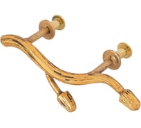 Мебельная ручка BOGACHO фурнитура орхидея симпл бронзового цвета 90119/бронзовый