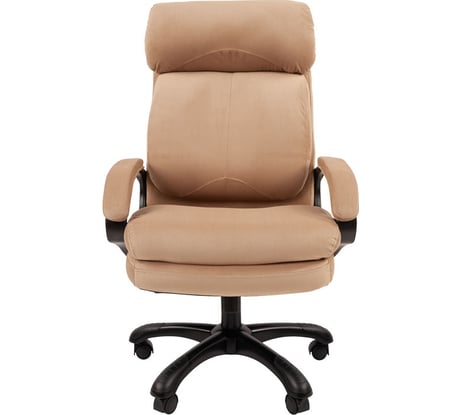 Кресло CHAIRMAN Home 505 ткань Т-10 бежевый черный пластик 00-07127986