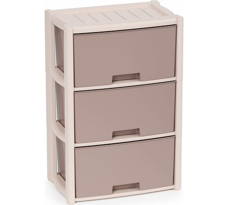 Комод ЗПИ «Альтернатива» "Колорит" 3-х секционный, бежевый М7833