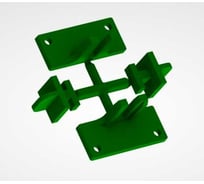 Комплект пластиковых креплений для профиля под саморез Mebax 2 шт. 00-00002713