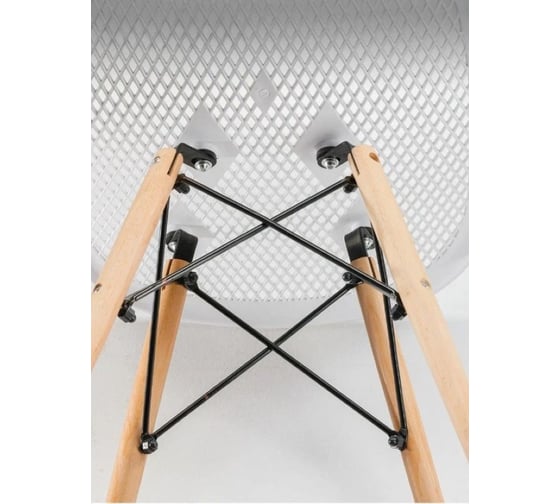 Стул LEON GROUP ажурный eames dsw, белый, 1 шт. LEON1801A-WH1