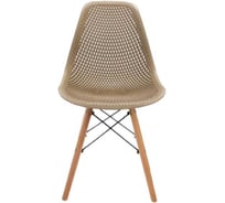 Стул LEON GROUP ажурный eames dsw, бежевый, 1 шт. LEON1801A-BE1