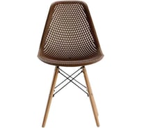 Стул LEON GROUP ажурный eames dsw, коричневый, 1 шт. LEON1801A-BR1