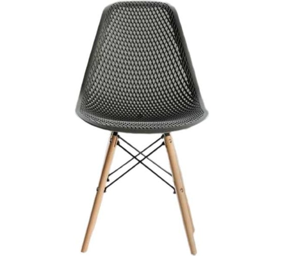 Стул LEON GROUP ажурный eames dsw, графит, 1 шт. LEON1801A-GRAPH1 1