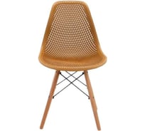 Стул LEON GROUP ажурный eames dsw, горчичный, 1 шт. LEON1801A-GOR1
