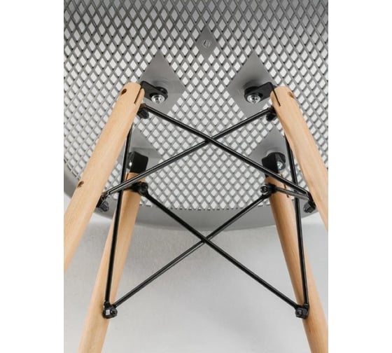 Стул LEON GROUP ажурный eames dsw, светло-серые, 1 шт. LEON1801A-LG1