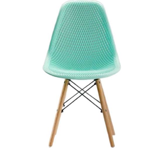 Стул LEON GROUP ажурный eames dsw, мятный, 1 шт. LEON1801A-GR1