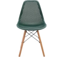 Стул LEON GROUP ажурный eames dsw, темно-зеленый (малахит), 1 шт. LEON1801A-DGR1