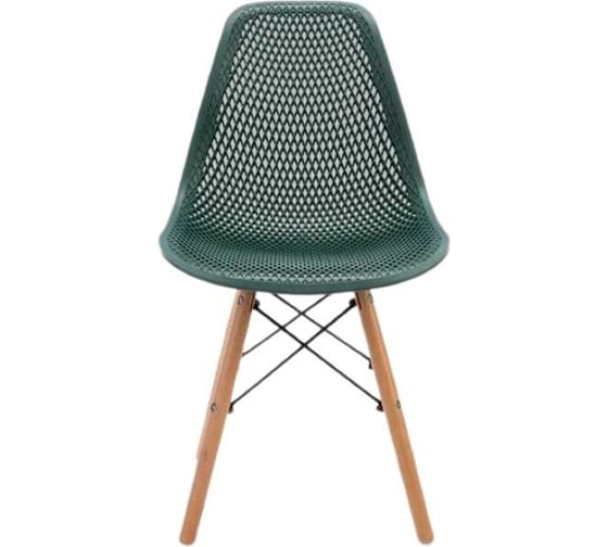 Стул LEON GROUP ажурный eames dsw, темно-зеленый (малахит), 1 шт. LEON1801A-DGR1 1