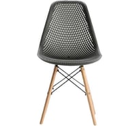 Стул LEON GROUP ажурный eames dsw, серый, 1 шт. LEON1801A-GREY1