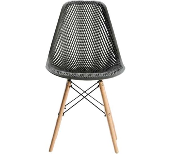 Стул LEON GROUP ажурный eames dsw, серый, 1 шт. LEON1801A-GREY1