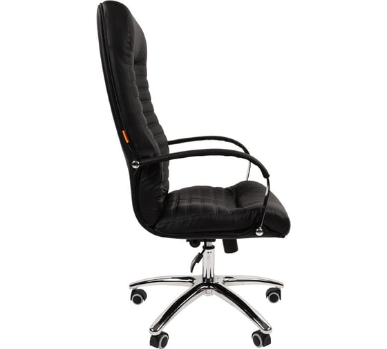 Офисное кресло CHAIRMAN 480 натуральная кожа/экокожа черный N 00-07117595