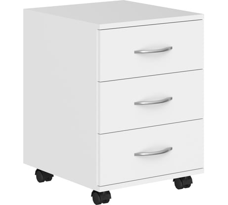 Тумба SKYLAND Simple sc-3m.1 мобильная, белый, 412x450x566 00-07101387
