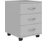 Тумба SKYLAND Simple sc-3m.1 мобильная, серый, 412x450x566 00-07101390 1