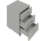 Тумба SKYLAND Simple sc-3m.1 мобильная, серый, 412x450x566 00-07101390 3