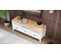ТВ-тумба Лузалес КЫМÖР 148х57х47, белый/светло-коричневый 5031150211 6