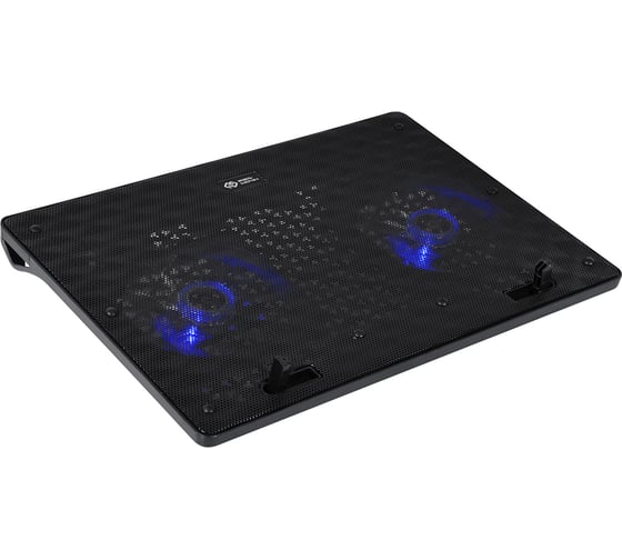 Подставка для ноутбука DIGMA D-NCP156-2 15.6 дюйма 360x260x27 мм 2xUSB 2x120 мм FAN 650 г черный 1445168