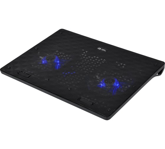 Подставка для ноутбука DIGMA D-NCP156-2 15.6 дюйма 360x260x27 мм 2xUSB 2x120 мм FAN 650 г черный 1445168