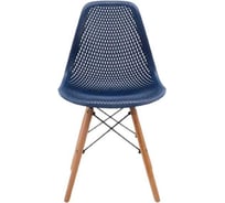 Стул LEON GROUP ажурный eames dsw, темно-синий (синий), 1 шт. LEON1801A-DBL1