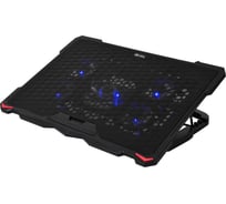 Подставка для ноутбука DIGMA D-NCP180-5 18 415x295x25 мм, 2xUSB 5x79/150 мм, FAN, 850 г, черный 1445230