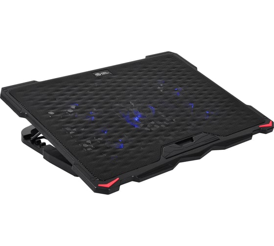 Подставка для ноутбука DIGMA D-NCP180-5 18 415x295x25 мм, 2xUSB 5x79/150 мм, FAN, 850 г, черный 1445230