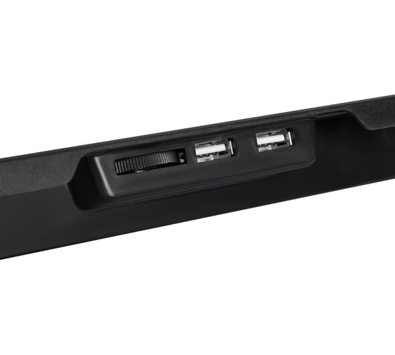Подставка для ноутбука DIGMA D-NCP180-5 18 415x295x25 мм, 2xUSB 5x79/150 мм, FAN, 850 г, черный 1445230