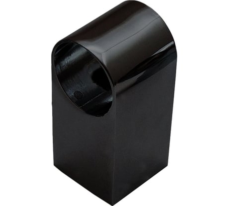 Крепление рейлинга Trodos модерн диаметр 16 мм, черный матовый 101350