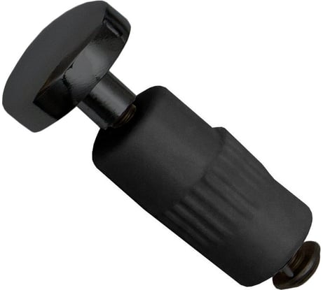 Торцевая заглушка для рейлинга Trodos модерн диаметр 16 мм, черный матовый 101349