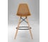 Барный стул LEON GROUP ажурный, в стиле eames dsw, горчичный, 1 шт. LEON1801BA-GOR1 2