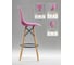 Барный стул LEON GROUP ажурный, в стиле eames dsw, сиреневый, 1 шт. LEON1801BA-PIN1 3