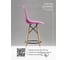 Барный стул LEON GROUP ажурный, в стиле eames dsw, сиреневый, 1 шт. LEON1801BA-PIN1 7