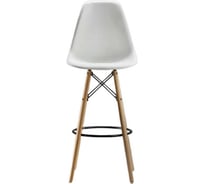 Барный стул LEON GROUP в стиле eames dsw, белый, 1 шт. LEON1801B-WH1