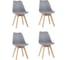 Стул для кухни Стул Груп frankfurt v серый, 4 шт. Y863-V seat grey BOX 1